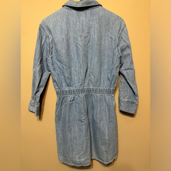 ZARA Cotton Denim Dress - Picture 2 of 6